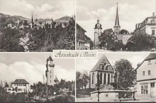 Arnstadt, Stadtansichten, ungelaufen