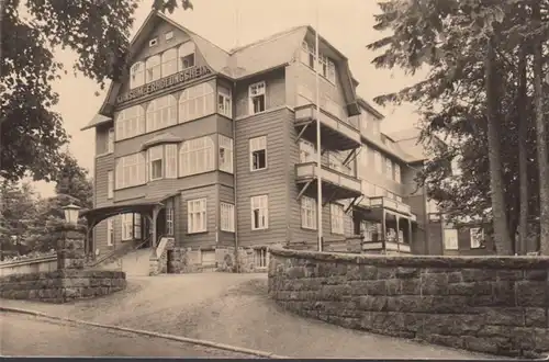 Oberhof, Konsum Erholungsheim, gelaufen 1962