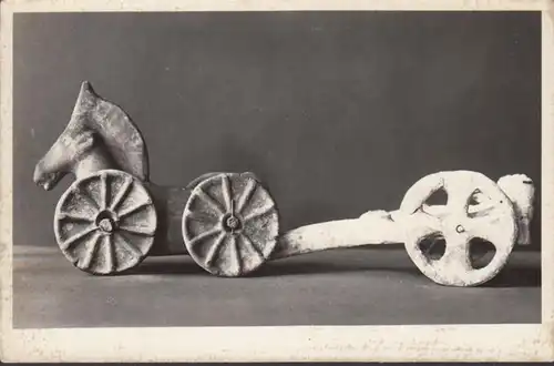 Sonneberg, Musée des jouets, Cheval à roues et chars, non roulés