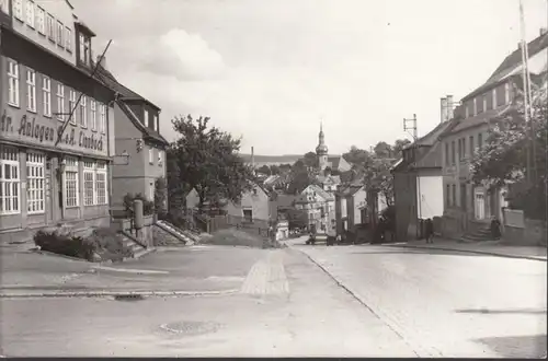 Zwönitz, Bahnhofstrasse, Eletrische Anlagen Linnbach, gelaufen