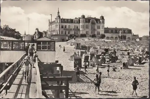 Zinnowitz, Strand, Strandkörbe, Hotel, ungelaufen