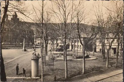 Oberwiesenthal, Markt, LKW, ungelaufen