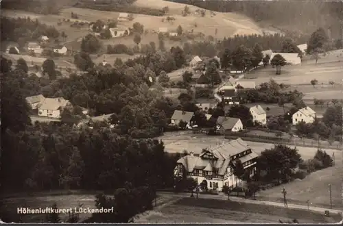 Lückendorf, Stadtansicht, gelaufen 1958