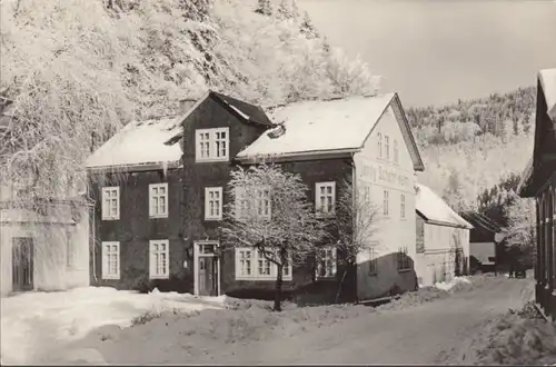 Gehlberg, Erholungsheim Jonny Schehr im Winter, gelaufen 1963