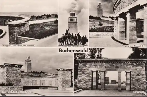 Weimar, Buchenwald, Mahn- und Gedenkstätte, ungelaufen