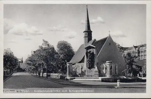 Pössneck, église commémorative avec monument guerrier, incurable