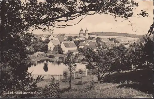 Bad Klosterlausnitz, Stadtansicht, gelaufen 1961