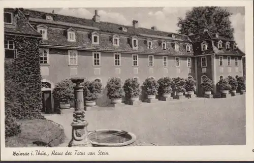 Weimar, Haus der Frau von Stein, ungelaufen