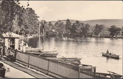 Georgenthal, Am Hammersee, Bootsanlegestelle, ungelaufen