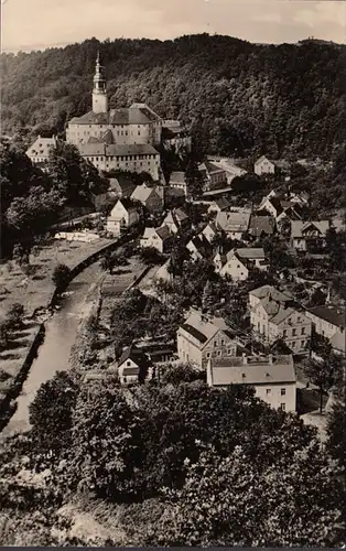 Weesenstein, vue de la ville, incurvée