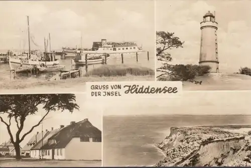 Hiddensee, Vitte, Leuchtturm, Neuendorf, Steilküste, gelaufen