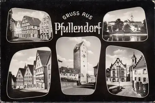 Pfullendorf, Stadtansichten, gelaufen 1961