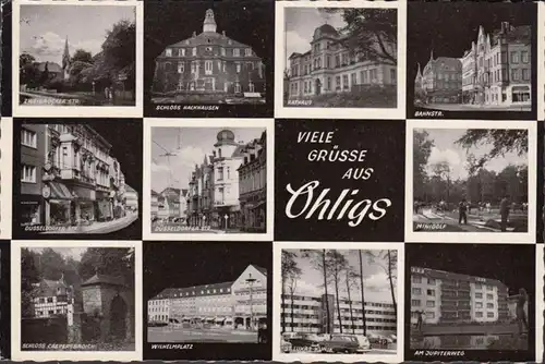 Solingen Ohligs, Rathaus, Bahnstrasse, Klinik, Wilhelmplatz, Minigolf, gelaufen 1968
