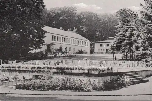 Leichlingen, Sanatorium Roderbirken, Badhaus und Terrasse, ungelaufen