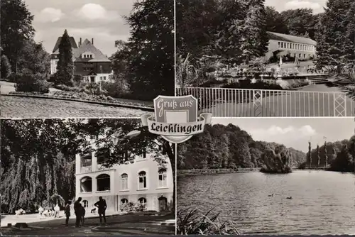 Leichlingen, Sanatorium Roderbirken, Mehrbild, gelaufen 1966