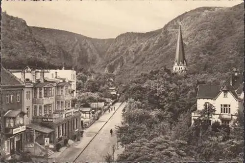 AK Thale, Hubertusstraße, Cafe Rose, Cafe und Konditorei, ungelaufen