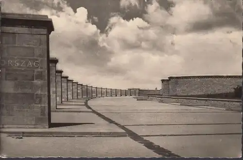 Weimar, Mémorial national de Buchenwald, vue partielle, cachet officiel 1958