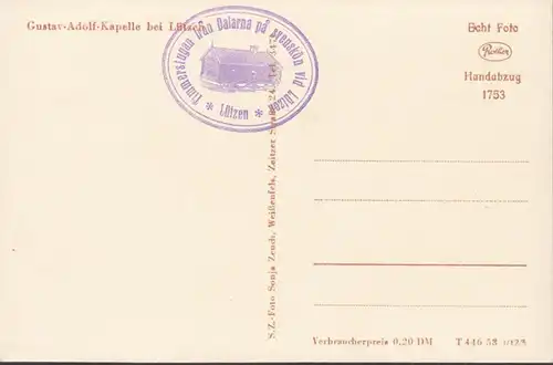 Lützen, Gustav Adolf Kapelle, ungelaufen