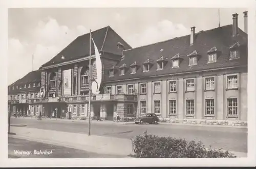 Weimar, Bahnhof, ungelaufen
