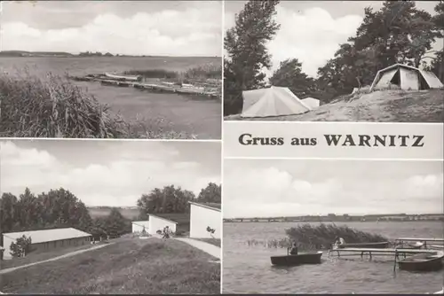 Warnitz, Oberuckersee, Camping, Bootsanleger, gelaufen 1979