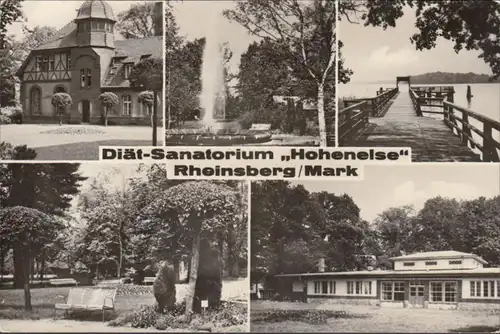 Rheinsberg, Diät Sanatorium Hohenelse, gelaufen 1972