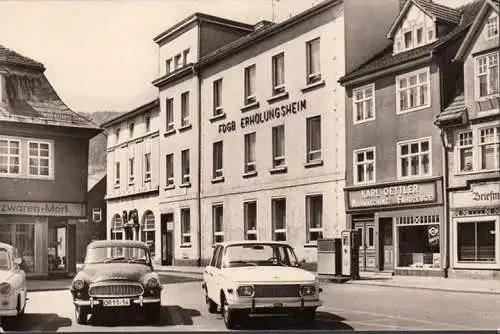 Bad Blankenburg, Am Markt, FDGB Erholungsheim, Nähmaschinen, Briefmarken, gelaufen