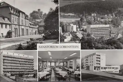 Bad Lobenstein, Sanatorium, Mehrbild, gelaufen 1980