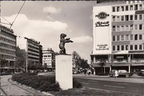 Düsseldorf, Ernst Reuter Platz et Berliner Allee, couru en 1964