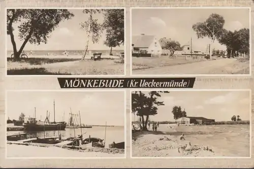 Mönkebude, Stadt- und Strandansichten, gelaufen 1969