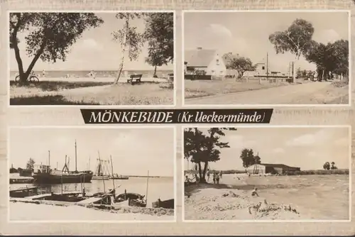 Mönkebude, vue de ville et de plage, couru 1969