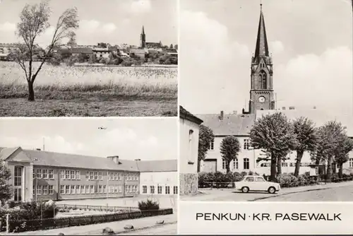 Penkun, Stadtansichten, gelaufen 1978
