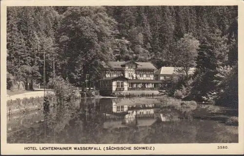 Bad Schandau, Hotel Lichtenhainer Wasserfall, ungelaufen