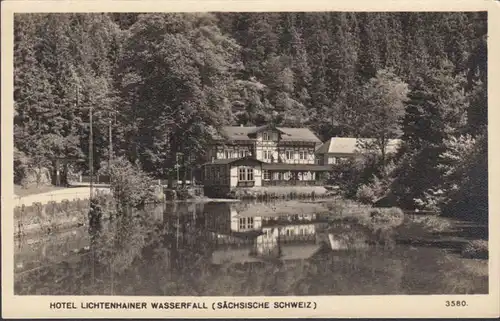 Bad Schandau, Hôtel Lichtenhainer cascade, incurvée