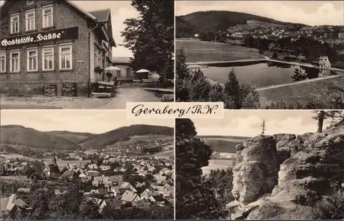 Geraberg, Gastät Hasse, Piscine, Vue de la ville, incurable