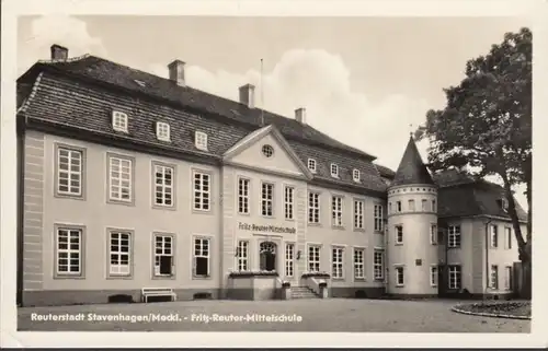 Stavenhagen, Fritz Reuter Mittelschule, gelaufen 1956