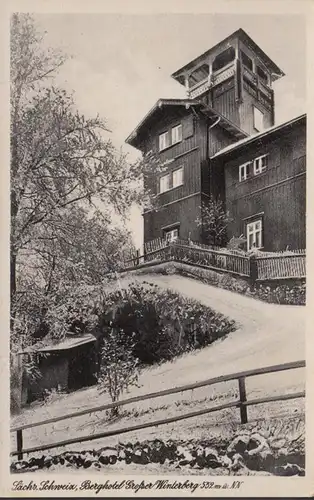 Bad Schandau, Berghotel Grosser Winterberg, ungelaufen
