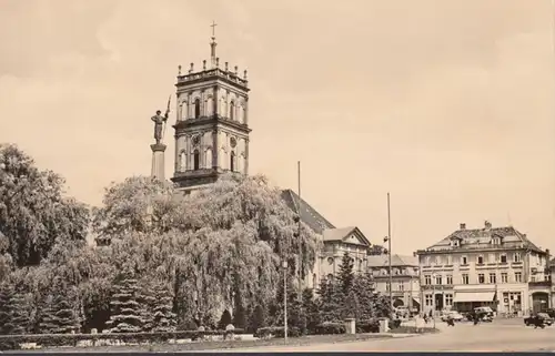 Neustrelitz, marché, incurvée