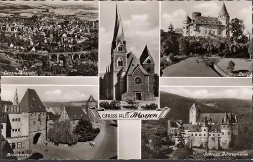 Mayen, Kirche, Schloss, Burg, Brückentor, ungelaufen