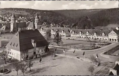 Ville de joie, église et maison de ville, couru 1956