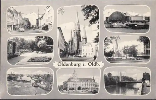 Oldenburg, vue de la ville, couru en 1965