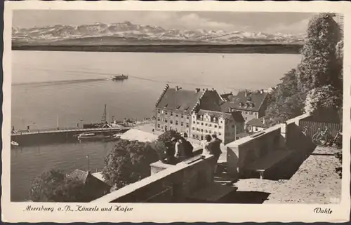 Meersburg, Känzele und Hafen, gelaufen 1954