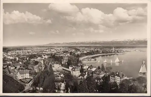 Friedrichshafen, Stadtansicht, gelaufen 195?