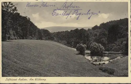 Bad Arolsen, Am Wildkamp, gelaufen 1953