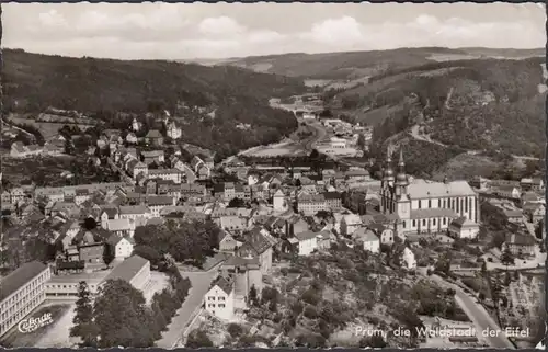 Prüm, Stadtansicht, gelaufen