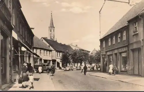 Fürstenberg, Strassenansicht, Richard Tellner, Konsum Schuhwaren, gelaufen 1962