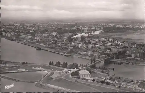 Wilhelmshaven, Fliegeraufnahme, gelaufen 1958