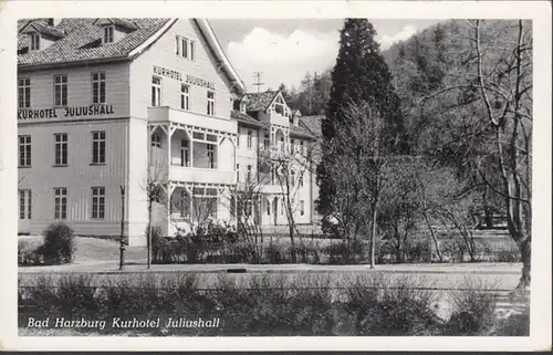 Bad Harzburg, Kurhotel Juliushall, gelaufen 1959