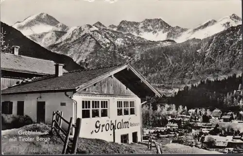 Mittenwald, Gröblalm, gelaufen 1957