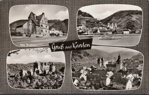 Gruss aus Karden, Altes Burghaus, Mehrbild, gelaufen 1967