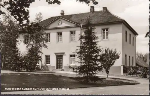 Schieder, Bundesbahn Kurheim, Schloss, gelaufen 1978